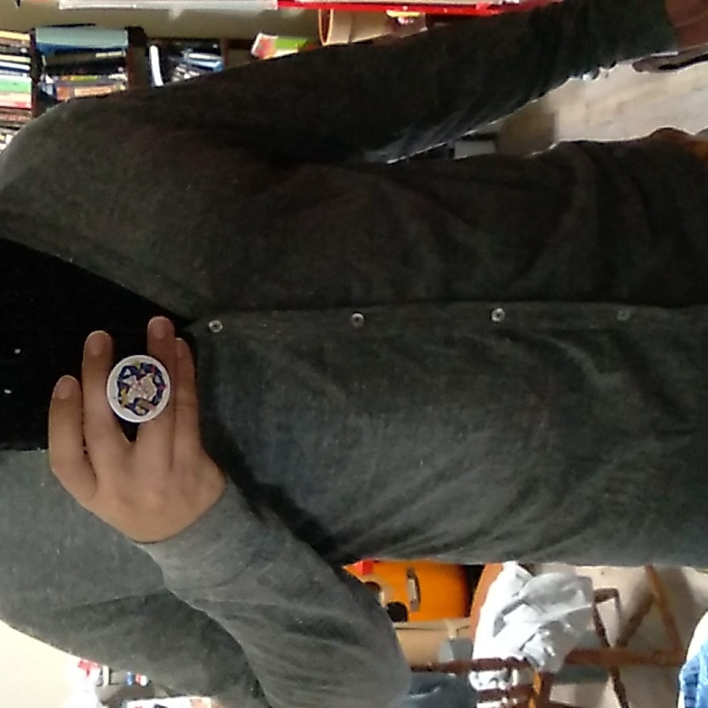 Gray cardigan long Sleeve